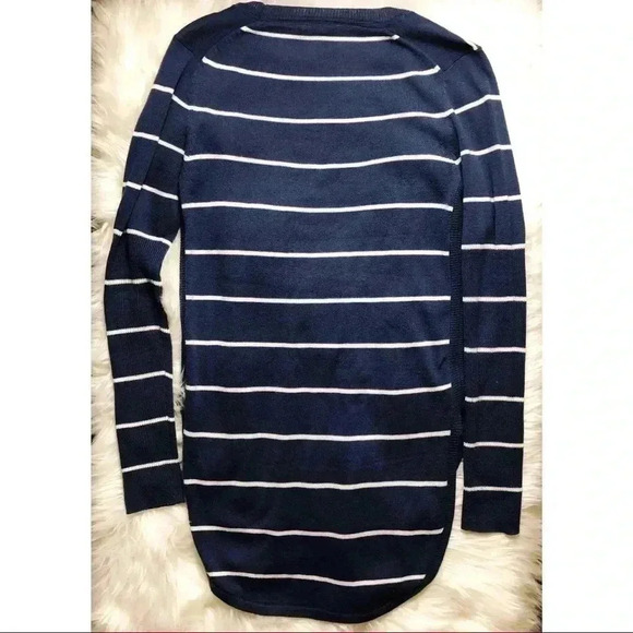Blue & White Striped Sweater - Picture 2 of 5